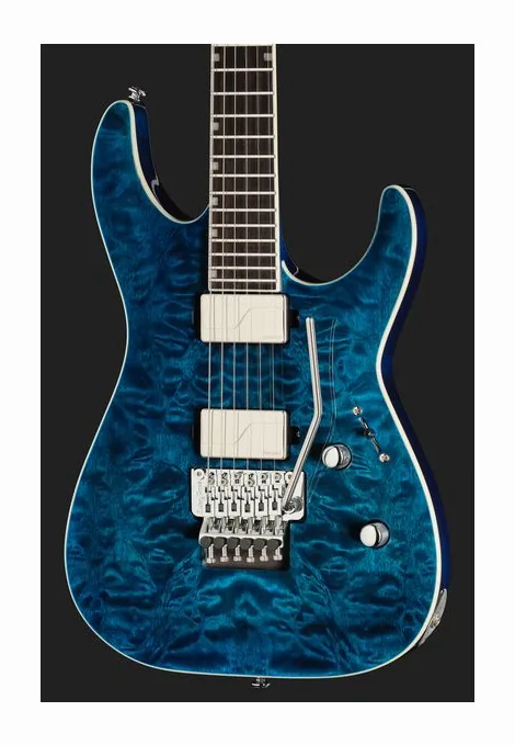 ESP LTD MH-400HT QM STB sfotografowana frontalnie