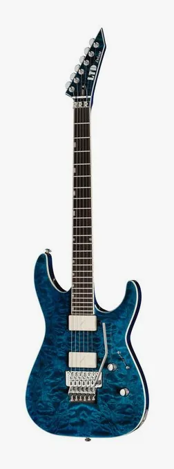 ESP LTD MH-1000 Black Ocean z bliska od przodu