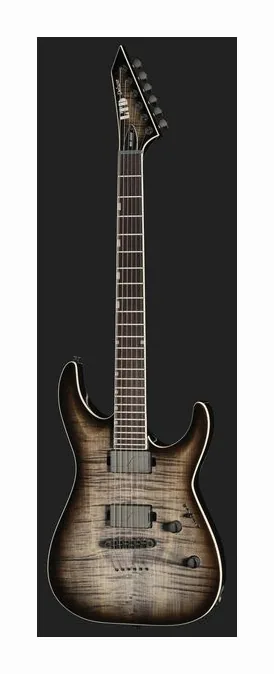 ESP LTD MH1000 NT FM Charcoal, prog zerowy i pierwsze pozycje na gryfie