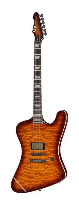 ESP LTD Phoenix QM Tobacco Burst widziana od przodu