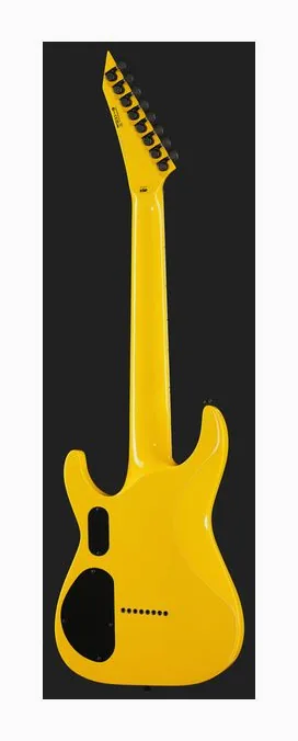 ESP LTD SC-608 Baritone YEL, korpus i lakier z bliska