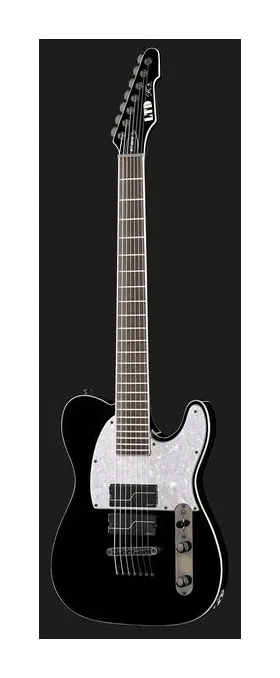 ESP LTD SCT607 Baritone Black, przełącznik przetworników i gniazdo wyjściowe