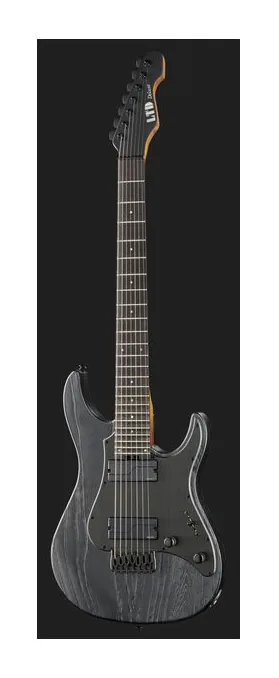 ESP LTD SN-1007 Baritone HT BK Bl, linie korpusu z góry