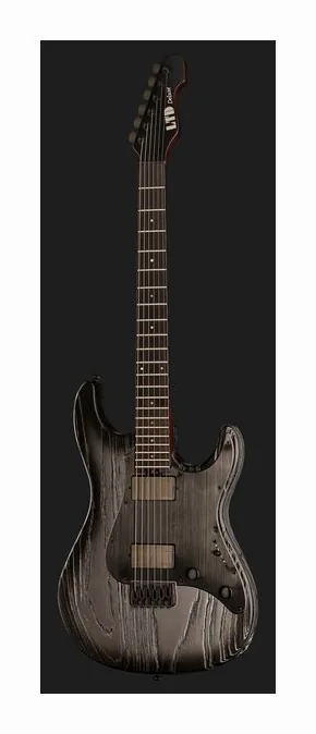 ESP LTD SN-1000 HT Silver Blast, linie korpusu z góry