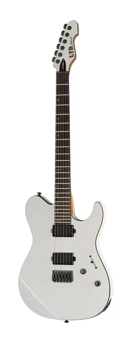 ESP LTD TH-1000 Snow White sfotografowana frontalnie