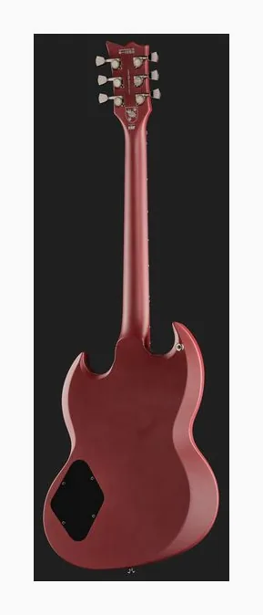 ESP LTD Volsung Oxblood Satin, gryf i podstrunnica z boku