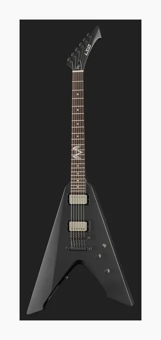 ESP LTD Vulture BLKS, linie korpusu z góry