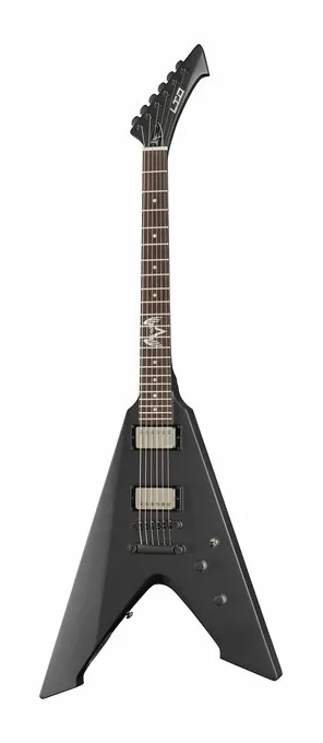 ESP LTD Vulture BLKS widziana od przodu