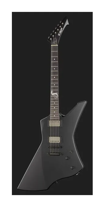 ESP Snakebyte BLKS James Hetfield, przełącznik przetworników i gniazdo wyjściowe