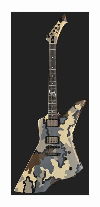 ESP Snakebyte Camo, linie korpusu z góry