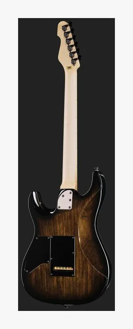 ESP Snapper CTM Poplar Burl NBB, główka z kluczami i logo