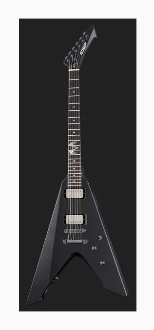 ESP Vulture BKS Hetfield, korpus i lakier z bliska