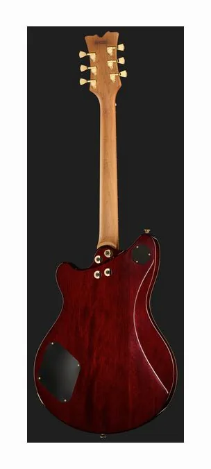Evh SA126 Standard Wine Red, linie korpusu z góry