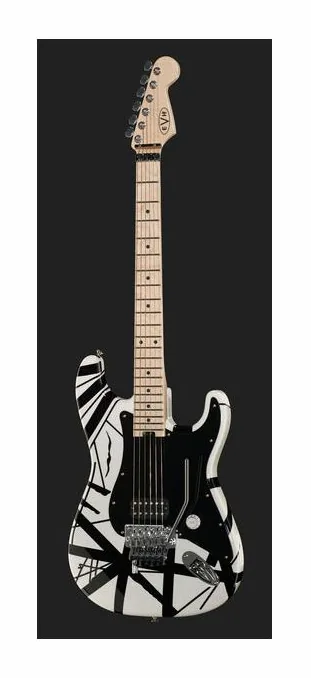 Evh Stripe White, przełącznik przetworników i gniazdo wyjściowe