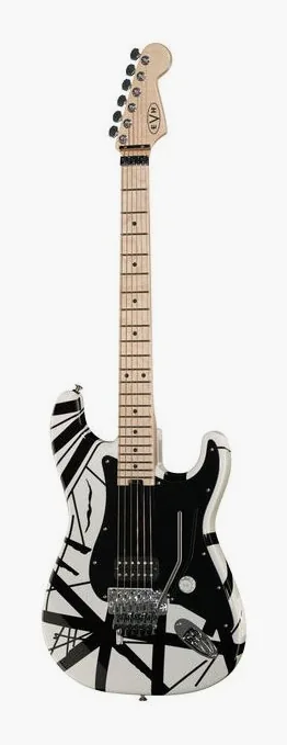 Evh Stripe White widziana od przodu