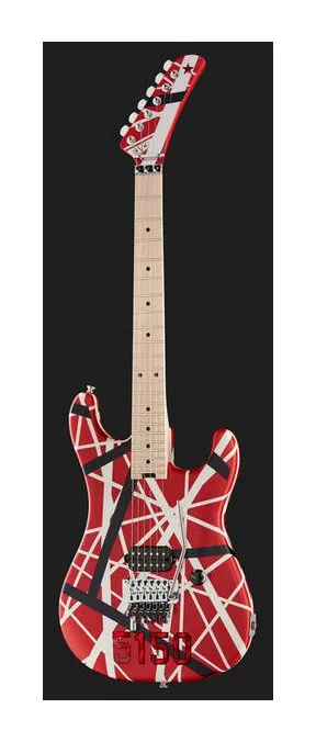 Evh Striped 5150 Red, mostek i klucze strojcze