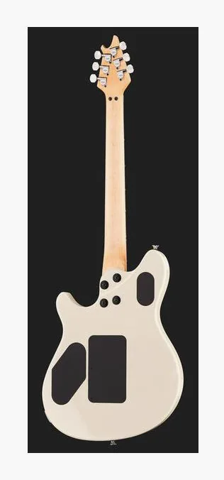 Evh Wolfgang USA Ivory, główka z kluczami i logo