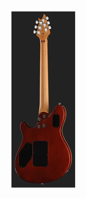 Evh Wolfgang Special QM TigerEyeG, korpus i lakier z bliska