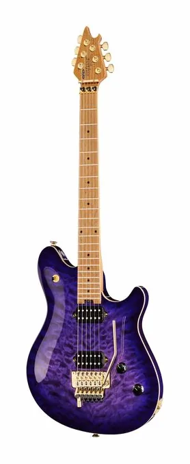 Evh Wolfgang Special QM Purple B widziana od przodu