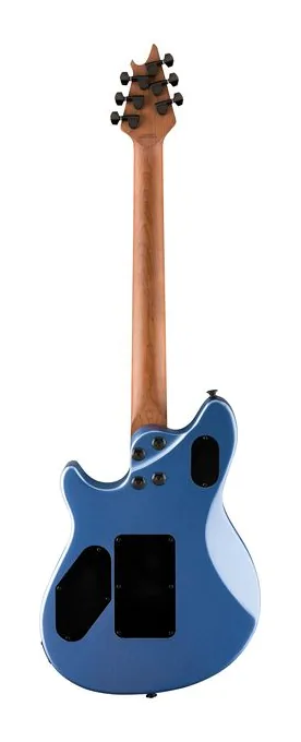 Evh Wolfgang Standard PELHAM BLUE, główka z kluczami i logo