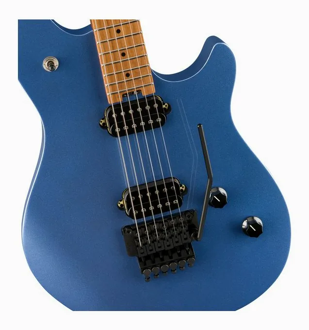 Evh Wolfgang Standard PELHAM BLUE, przełącznik przetworników i gniazdo wyjściowe