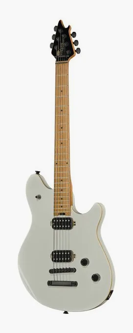 Evh Wolfgang Std T.O.M Cream White z bliska od przodu