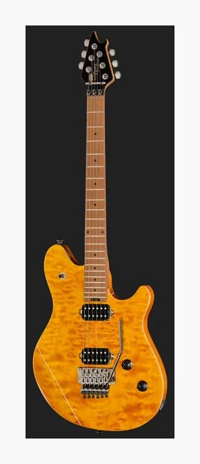 Evh Wolfgang WG Std Exotic BW sfotografowana frontalnie