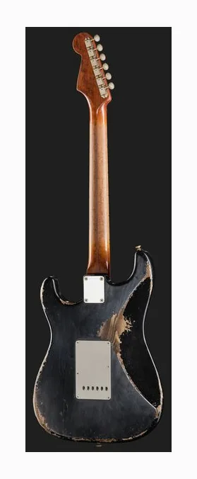 Fender 50s Strat BKoVBL Relic MBAH, przełącznik przetworników i gniazdo wyjściowe