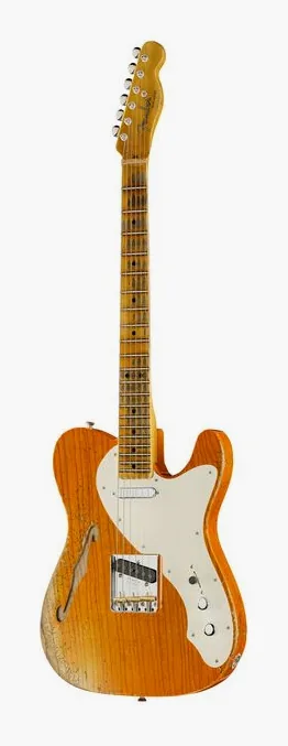 Fender 50s Thinline Tele SOT HR sfotografowana frontalnie