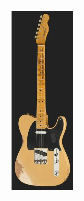 Fender 51 Nocaster Relic NBL MN, tył korpusu