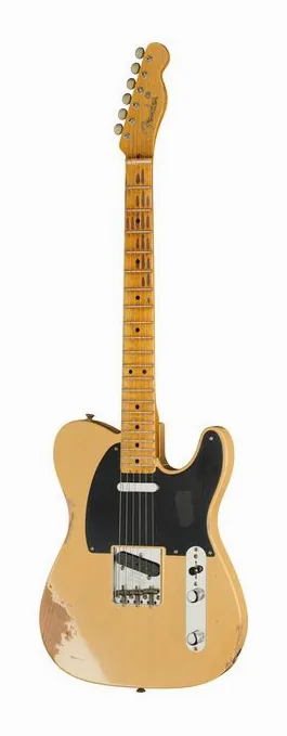 Fender 51 Nocaster Relic NBL MN sfotografowana frontalnie