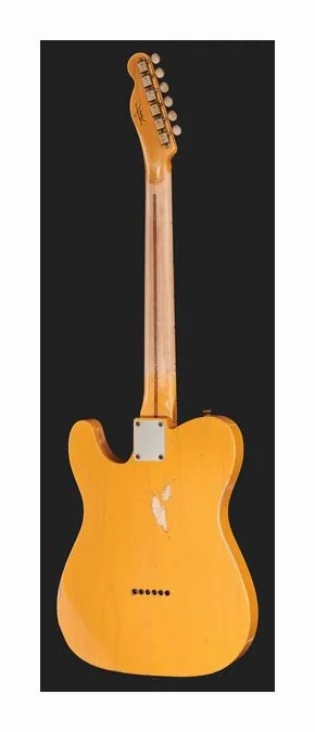 Fender 52 Tele Closet Classic Cobalt, główka z kluczami i logo