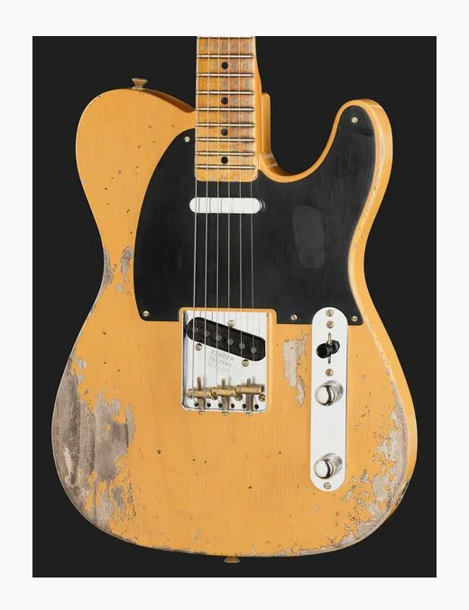 Fender 52 Tele BTB Relic z bliska od przodu