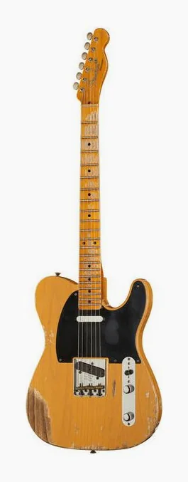 Fender 52 Telecaster BB Heavy Relic z bliska od przodu