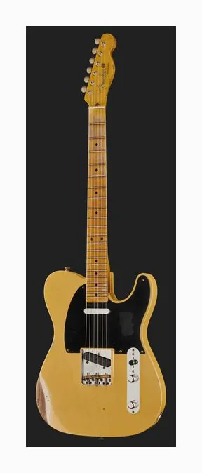 Fender 53 Tele BTB Relic MN z bliska od przodu