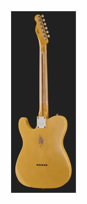 Fender 53 TELE Relic AN Blonde, gryf i podstrunnica z boku