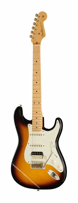 Fender 55 Strat MN 2TSb JRN z bliska od przodu