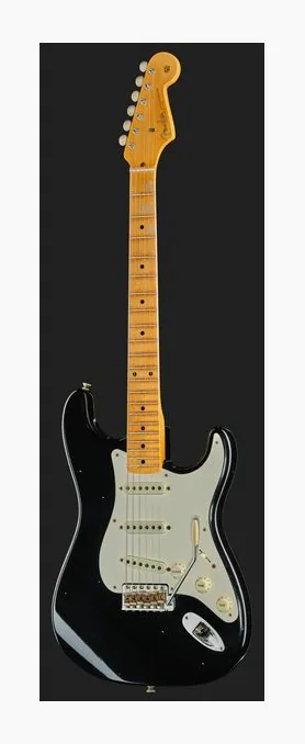 Fender 56 Strat Relic Aged Black LTD, linie korpusu z góry
