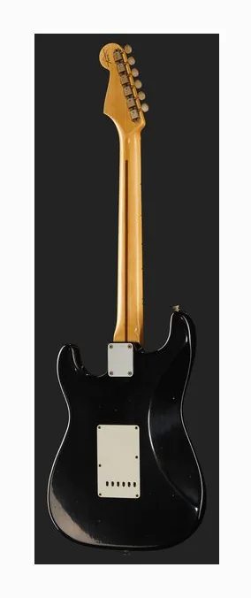 Fender 56 Strat BLK Journeyman Relic, tył korpusu