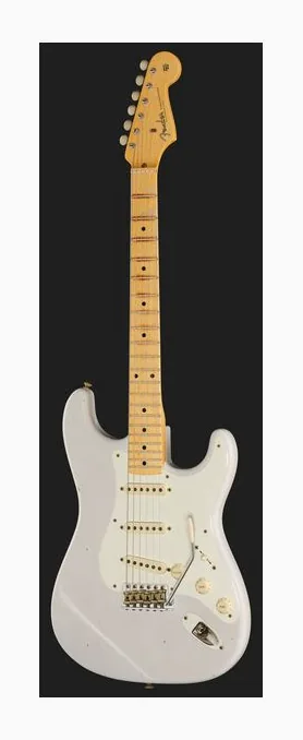 Fender 57 Strat WBL JM Relic, korpus i lakier z bliska