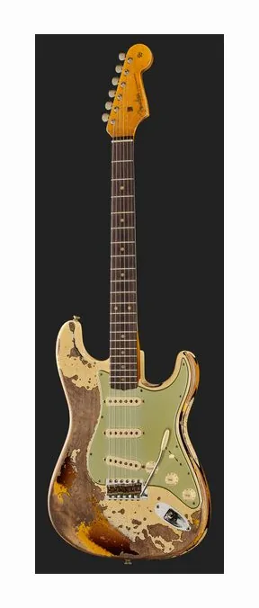 Fender 59 Strat RW Vintage Blonde JRN widziana od przodu