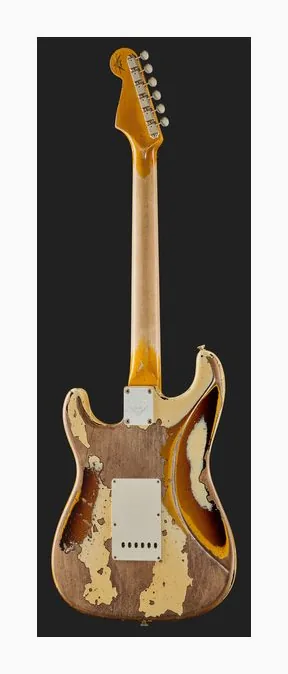 Fender 59 Strat Hardtail C3CSB NOS ujęta od przodu na neutralnym tle