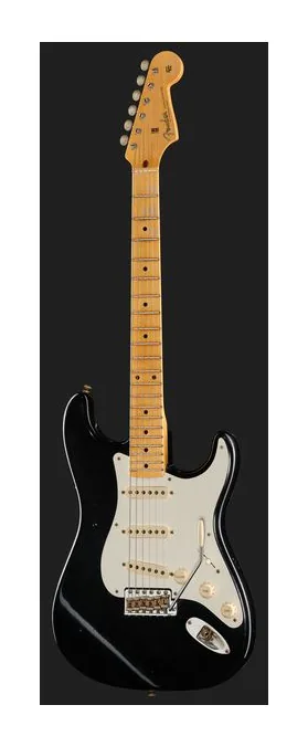 Fender 59 Strat Black JM Relic, główka z kluczami i logo