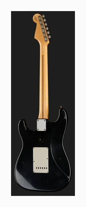 Fender 59 Strat Black JM Relic, mostek i klucze strojcze