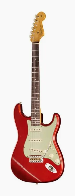 Fender 60 Strat CAR Journeyman Relic sfotografowana frontalnie
