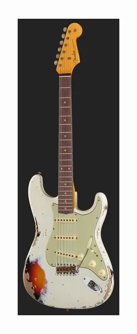 Fender 60 Strat HSS HR MBAH SADB, tył korpusu