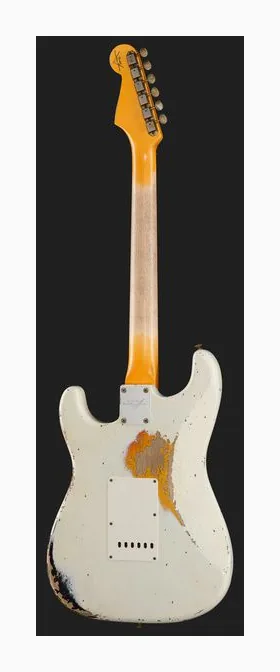 Fender 60 Strat HSS HR MBAH SADB, gryf i podstrunnica z boku