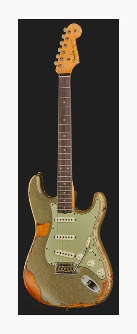 Fender 60 Strat HSS HR MBAH SADB widziana od przodu