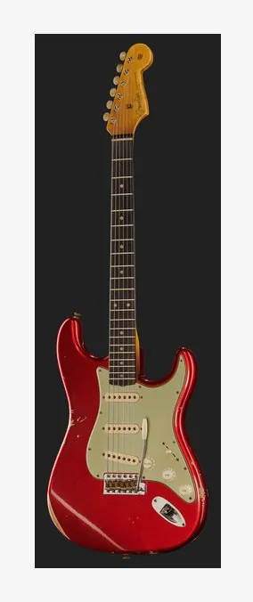 Fender 60 Strat AOW/3TSB Heavy Relic, linie korpusu z góry