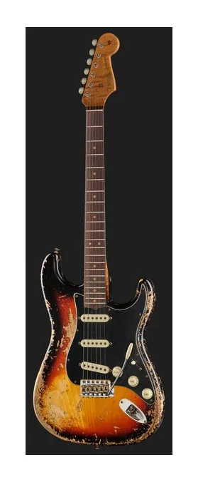 Fender 60 Strat 3TSB Relic, tył korpusu
